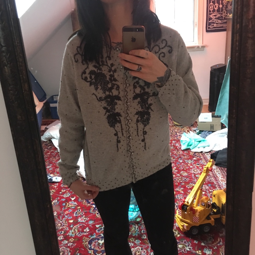 Vintage Beaded Cardigan - Picture 16 of 16